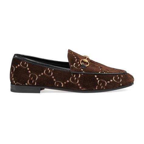 gucci jordaan velvet loafer|gucci jordaan gg velvet loafers.